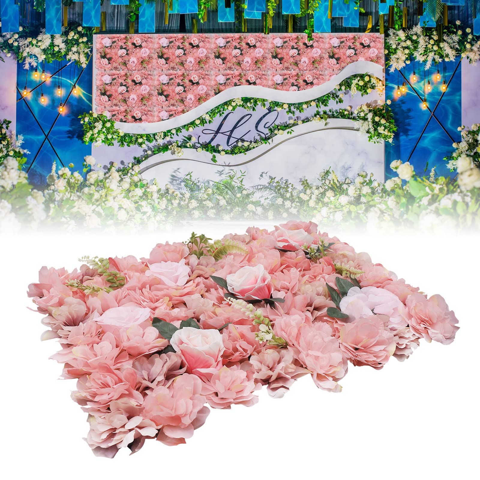 KIENEED 12x uro di fiori artificiali uro di rose fai da te