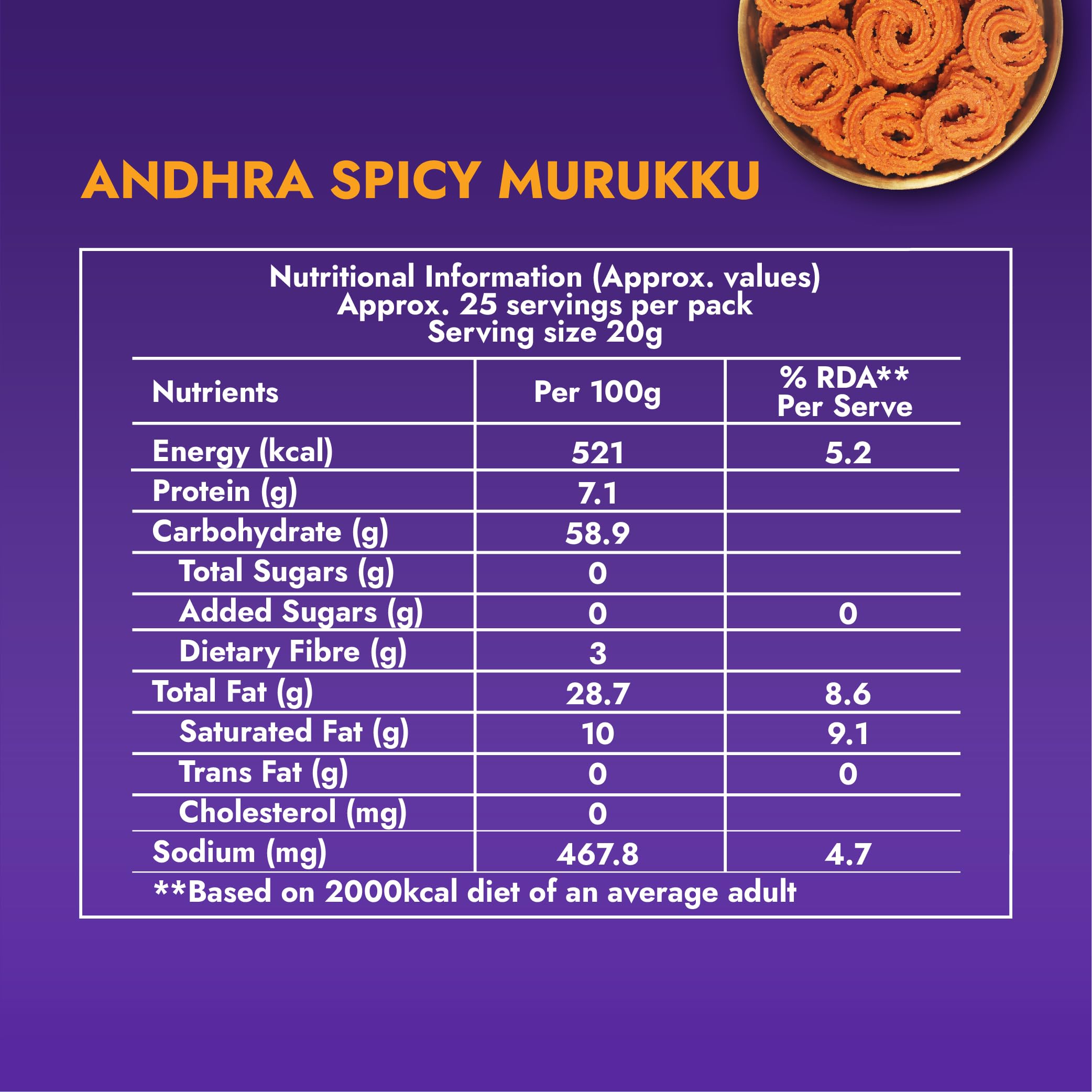 Sweet Karam Coffee Andhra Spicy Murukku β 500grams | No Palm Oil or Preservatives | South Indian Chakli Snack | Crispy & Spicy Tea-Time Namkeen | Homestyle Crunchy Treat 3