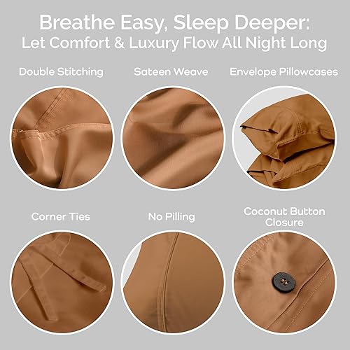 Miniatura 4 de Juego de funda de edredón King  Juego de funda de edredón suave  Funda de edredón refrescante para personas que duermen con calor  Juego de edredón