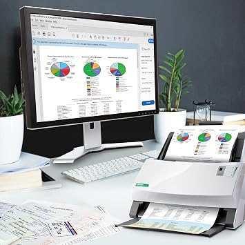 Plustek PS3140U Duplex Document Scanner for Citrix Ready & Twain PC and Mac Scanning and Storing Documents