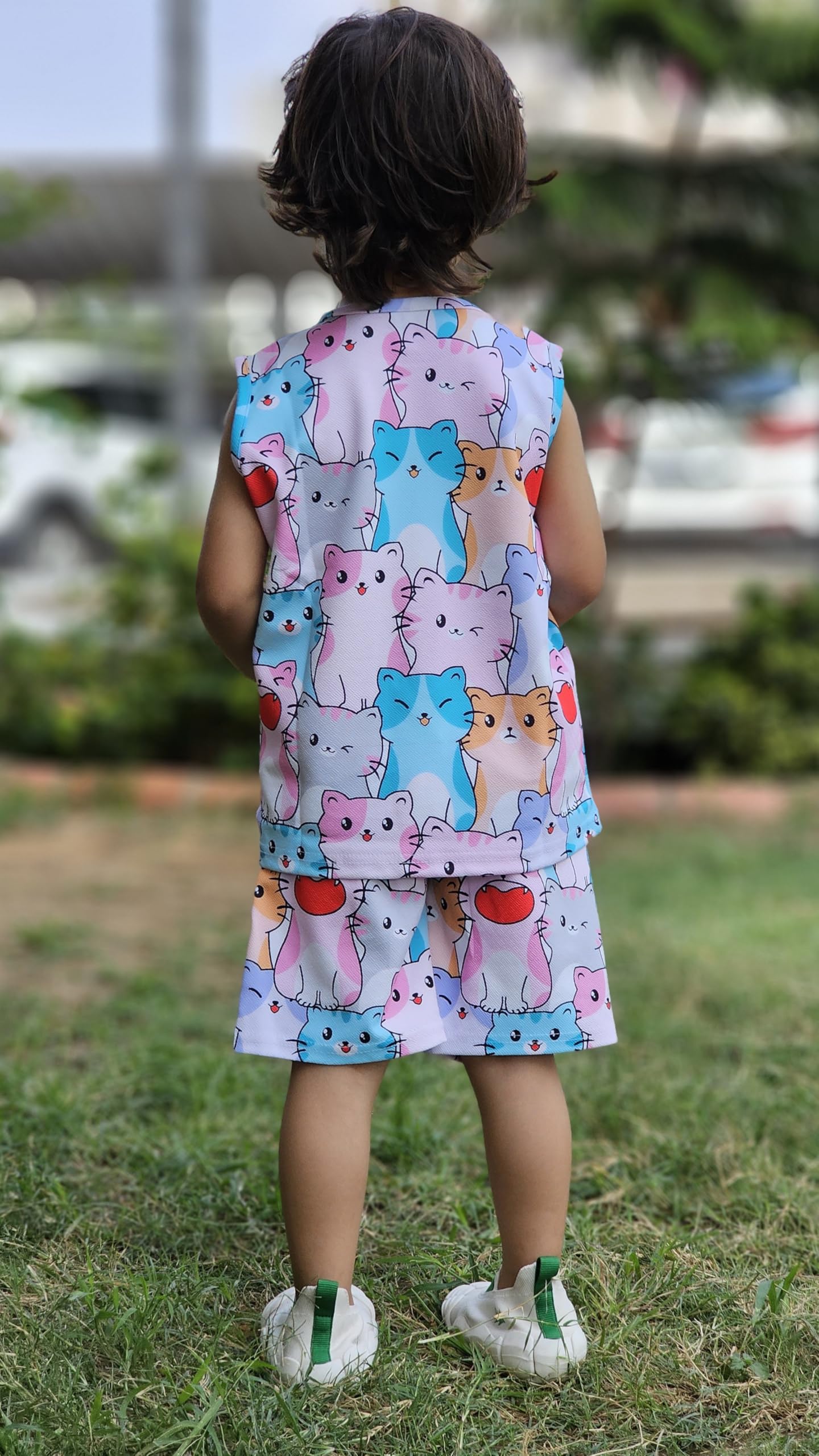 EMBLIKA Baby Kids Trending Co-ord Set || Kids Sleevless Tshirt-short || Kids Summer Wear || Available In Casual Westurn Wear. 1