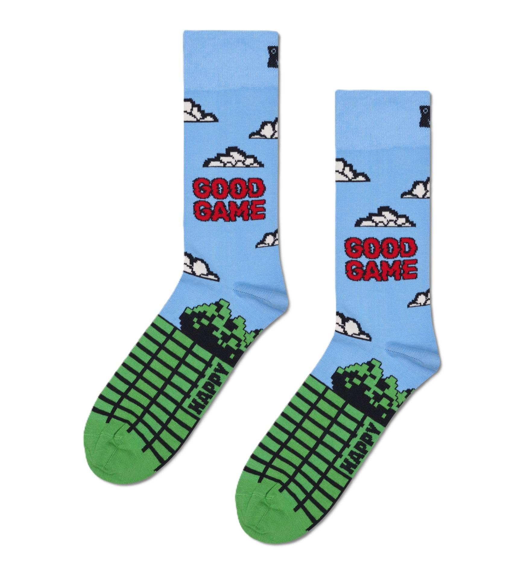 Happy Socks Calzini crew con motivo a banane per uomo e donna, 36-40 e 41-46