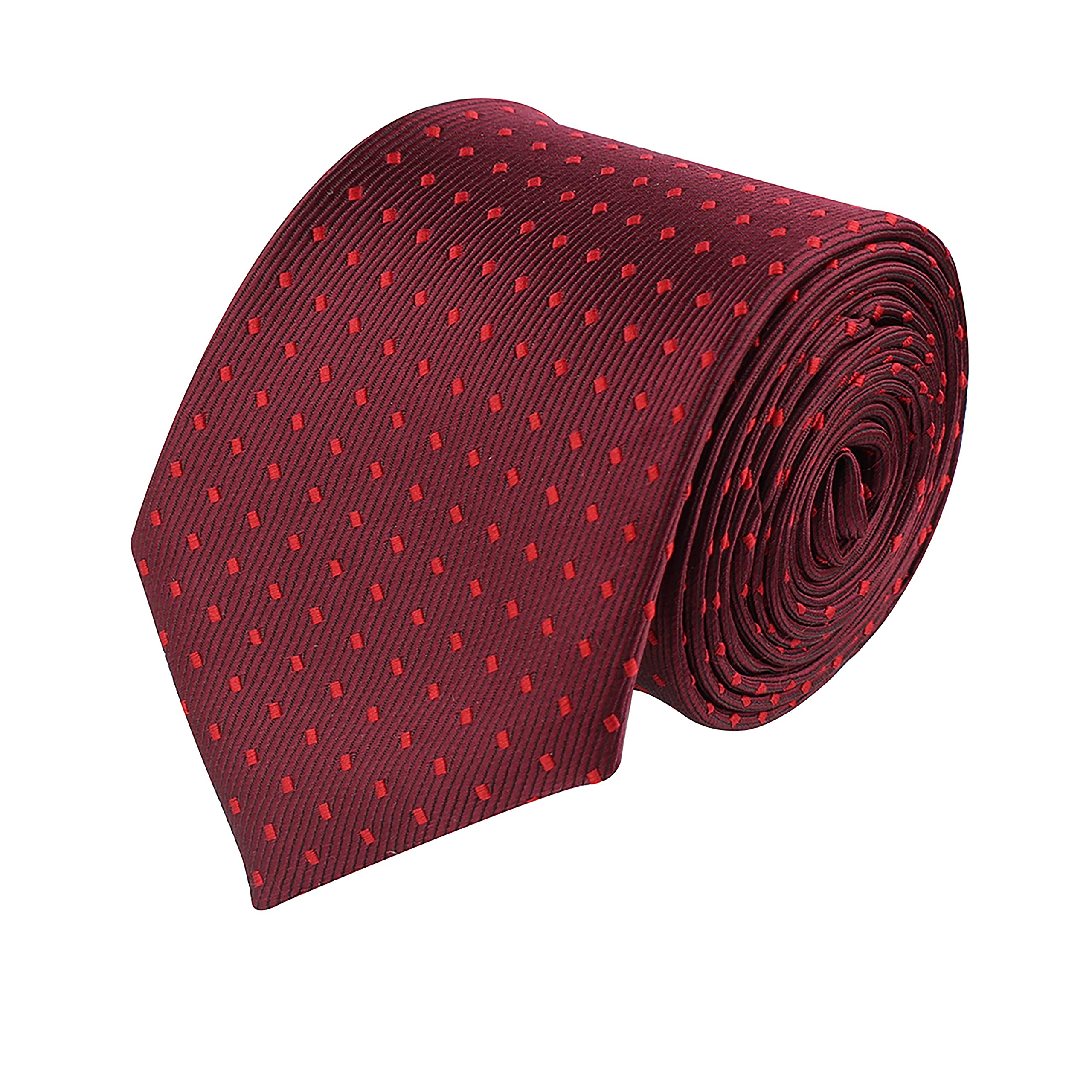 kovove Kavove The Intellect Dash Abstract Maroon Necktie For Men-picture-50