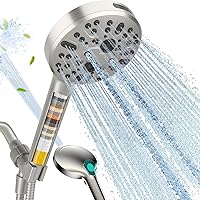 Vista 1 de Cobbe - Alcachofa de ducha de mano con filtro, alcachofa de ducha de 9 modos de rociado de alta presión con lavado a presión incorporado
