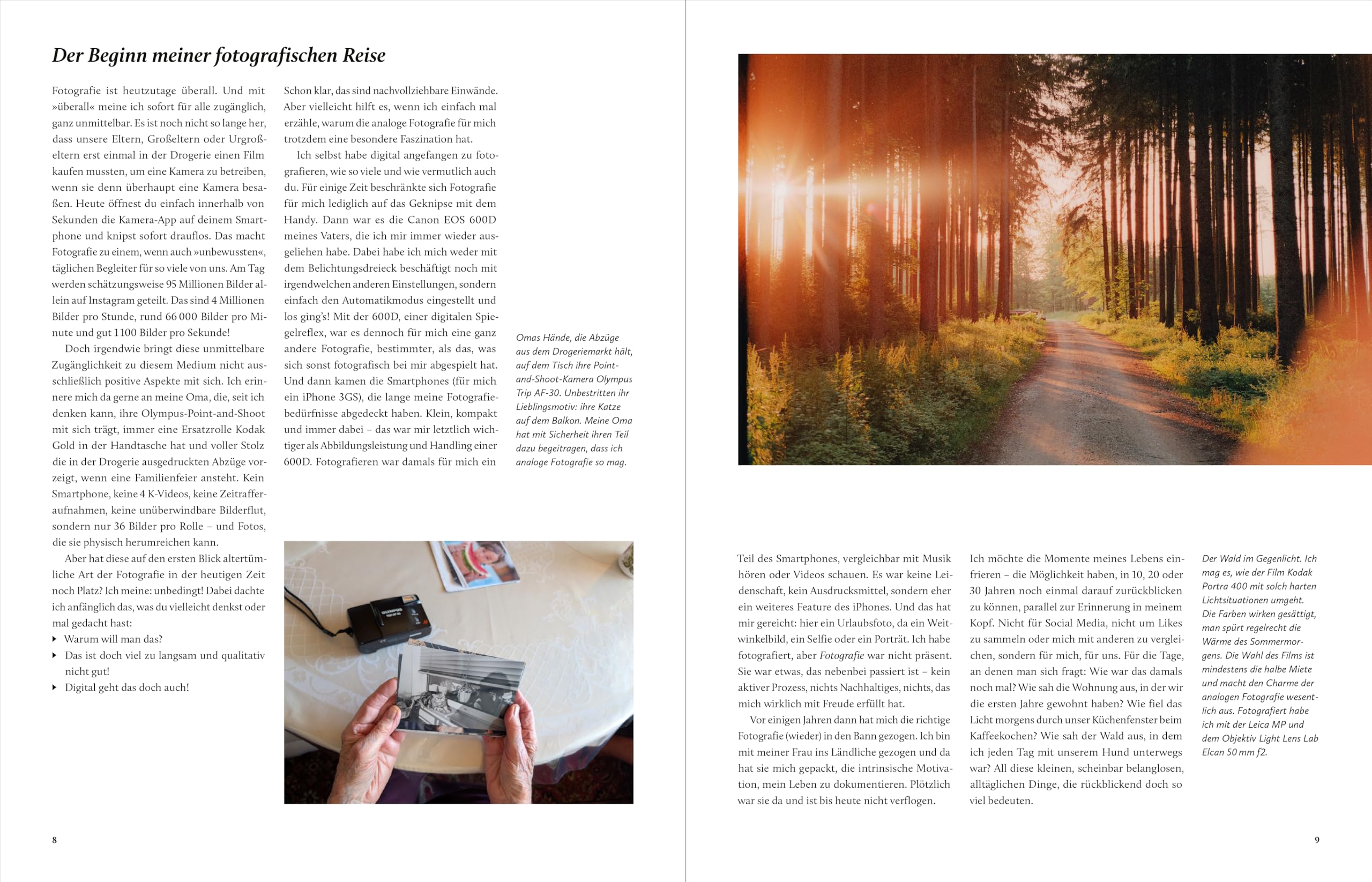 Analog fotografieren: Die klassische Art der Fotografie. Langsamer und bewusster fotografieren. Filmlooks, Tipps u. Inspiration