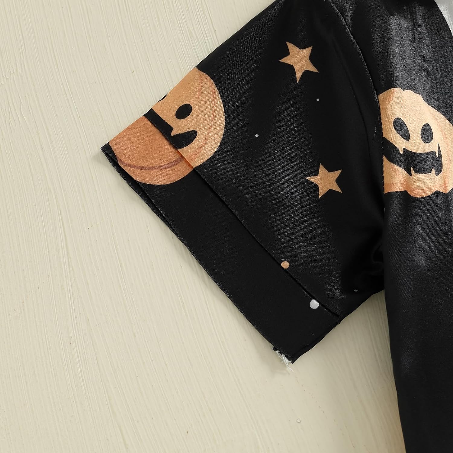 Toddler Kids Girl Boy Halloween Pajamas Fall Christmas Pjs Set Sleepwear | Skeleton Pumpkin Ghost Print Holiday Button Down Satin 2 Pieces Lounge Matching Halloween Pajamas for Toddler Baby Girls Boys