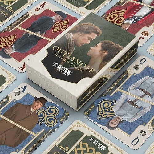 Miniatura 2 de Cryptozoic Entertainment - Cartas Outlander - Juegos de cartas para adultos - Perfecto para jugar al póquer y juegos de mesa - Cuenta con Jamie