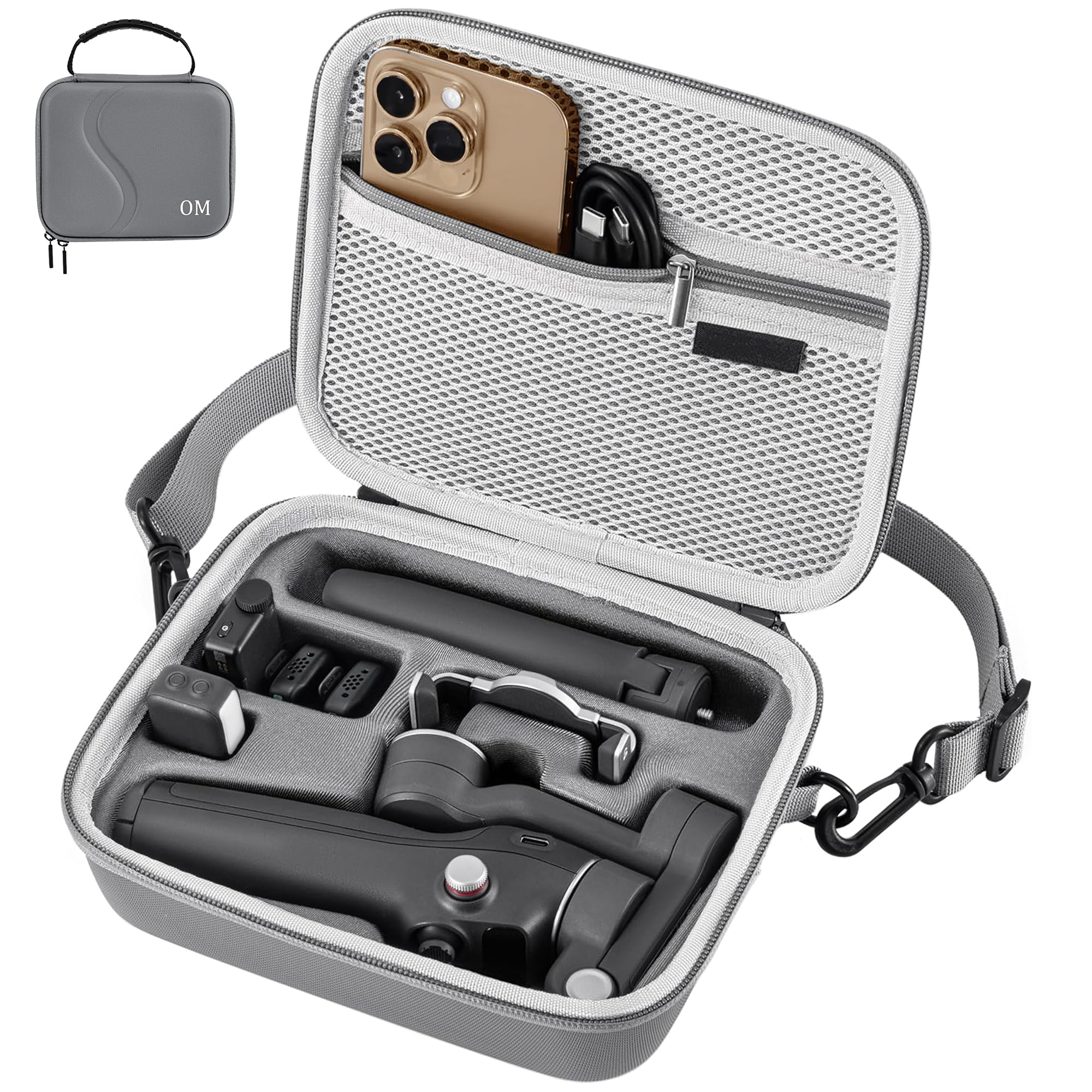 Buy Sounce Osmo Mobile 7P Case Portable PU Shoulder Bag for DJI