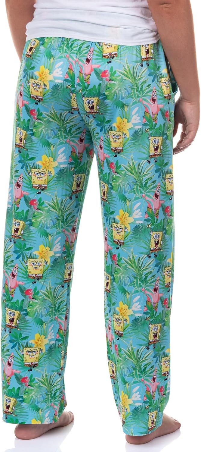 SpongeBob SquarePants Pajamas Women's Tropical Vibe Lounge Sleep Pants - Image 5