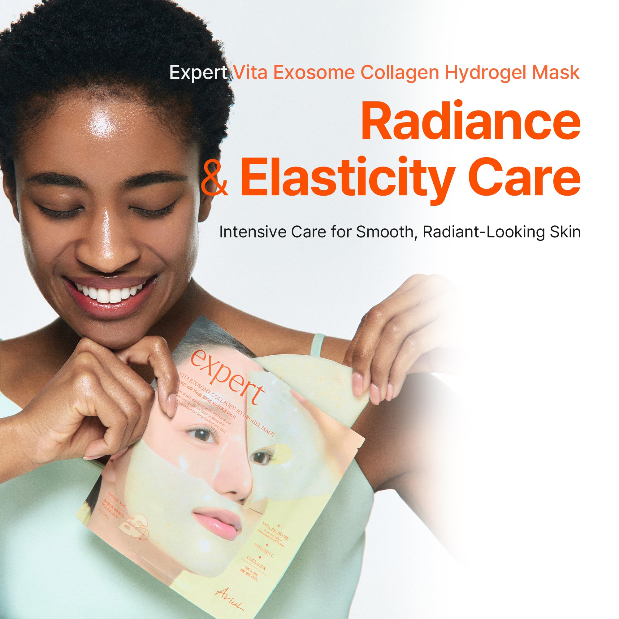 Ariul Expert Vita Exosome Collagen Hydrogel Mask (Set Of 4) - Vitamin & Eksozom Kolajen Yenileyici