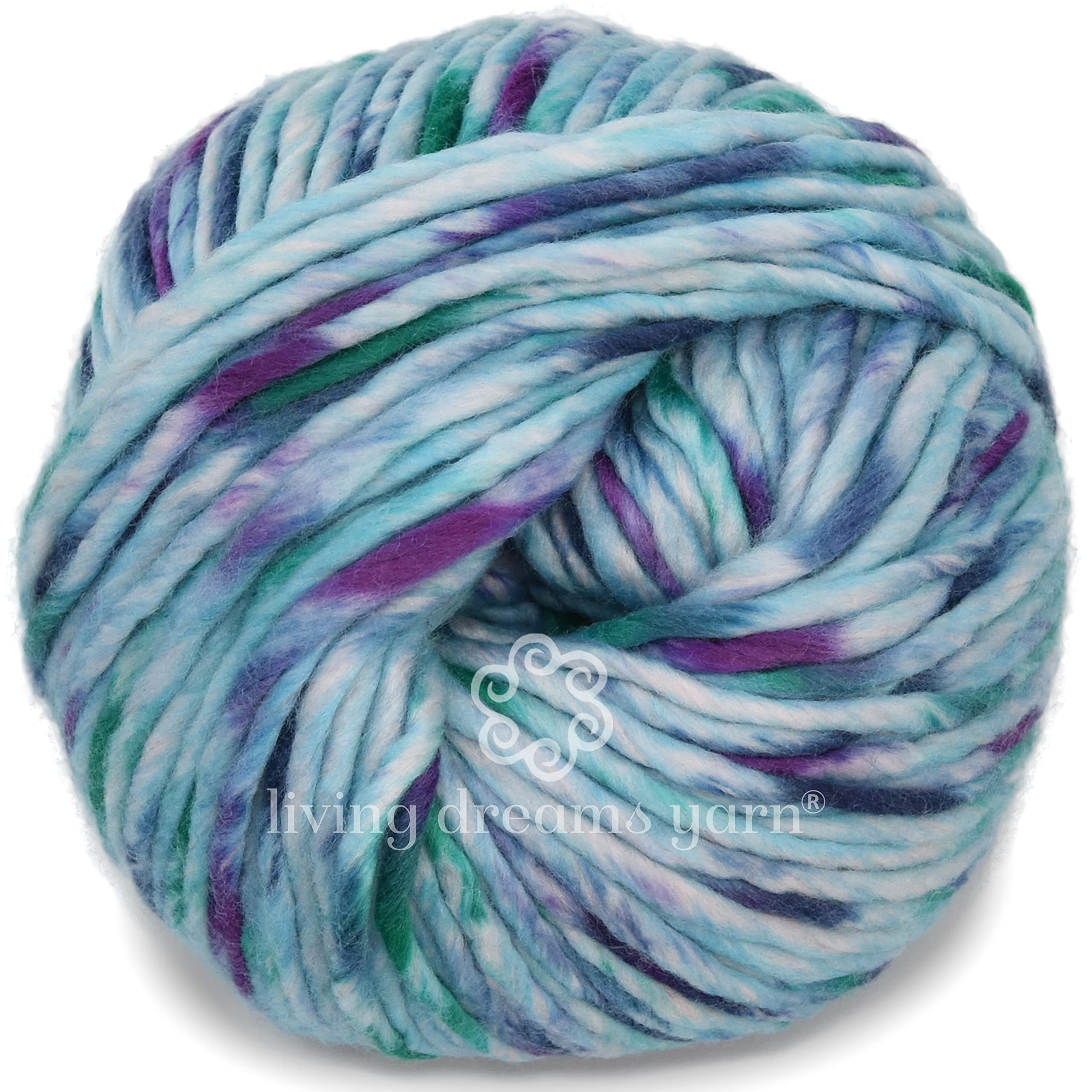 BAE by Living Dreams - Ovillo de lana de merino 100 % extrafino y voluminoso para tejidos de invierno