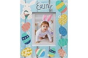 Beautiful Easter Blue Wood Picture Frames