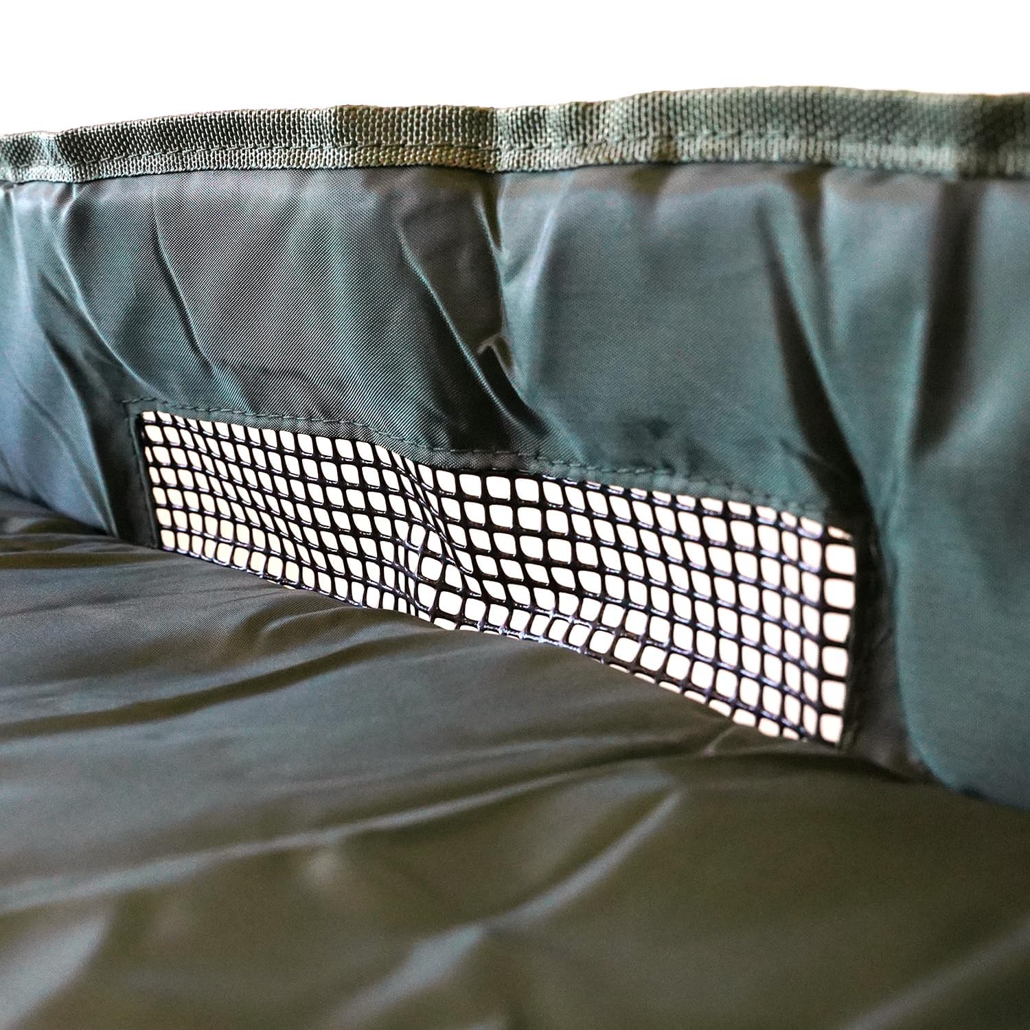 Traxis Wiege Abhakmatte 100x60cm - Robust und Kompakt - Faltbar, Mit Hochgezogenen Rändern für Sicheren Fang - Ideal zum Stalking-Fischen - Gummi-Netz für Schnellen Wasserablauf