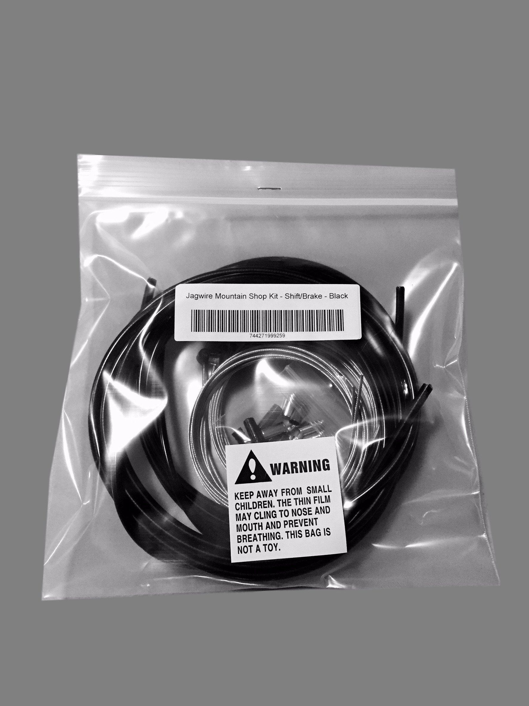 Jagwire Mountain Shop Kit complet de câble de frein et de dérailleur Noir SRAM/Shimano, Pièces détachées de vélo