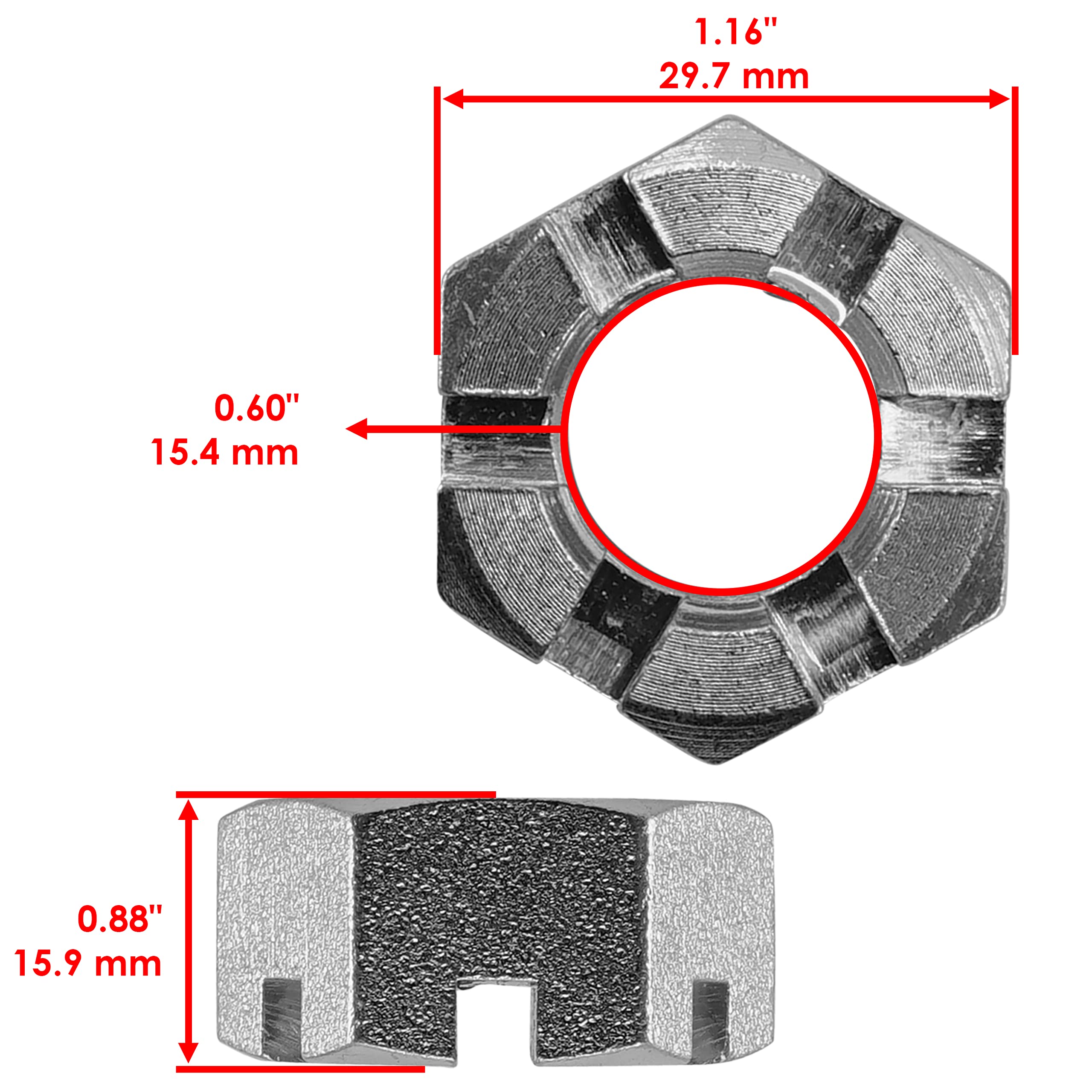 アクセサリー 0405-41 castel Amazon.com: Caltric Rear Wheel Castle Nuts compatible with Suzuki