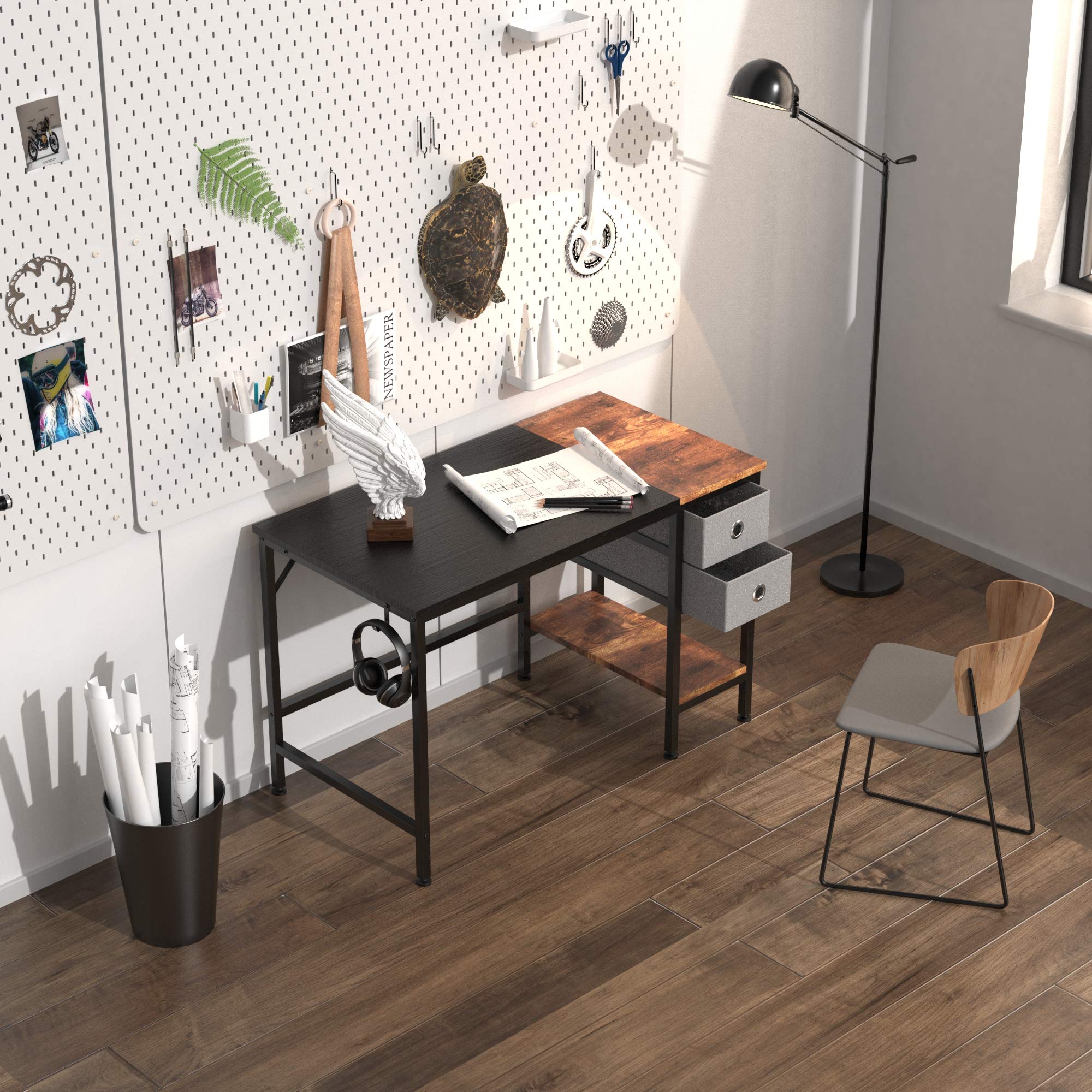 HOMIDEC Computer Desk, Office Work Desk for student and worker, Writing