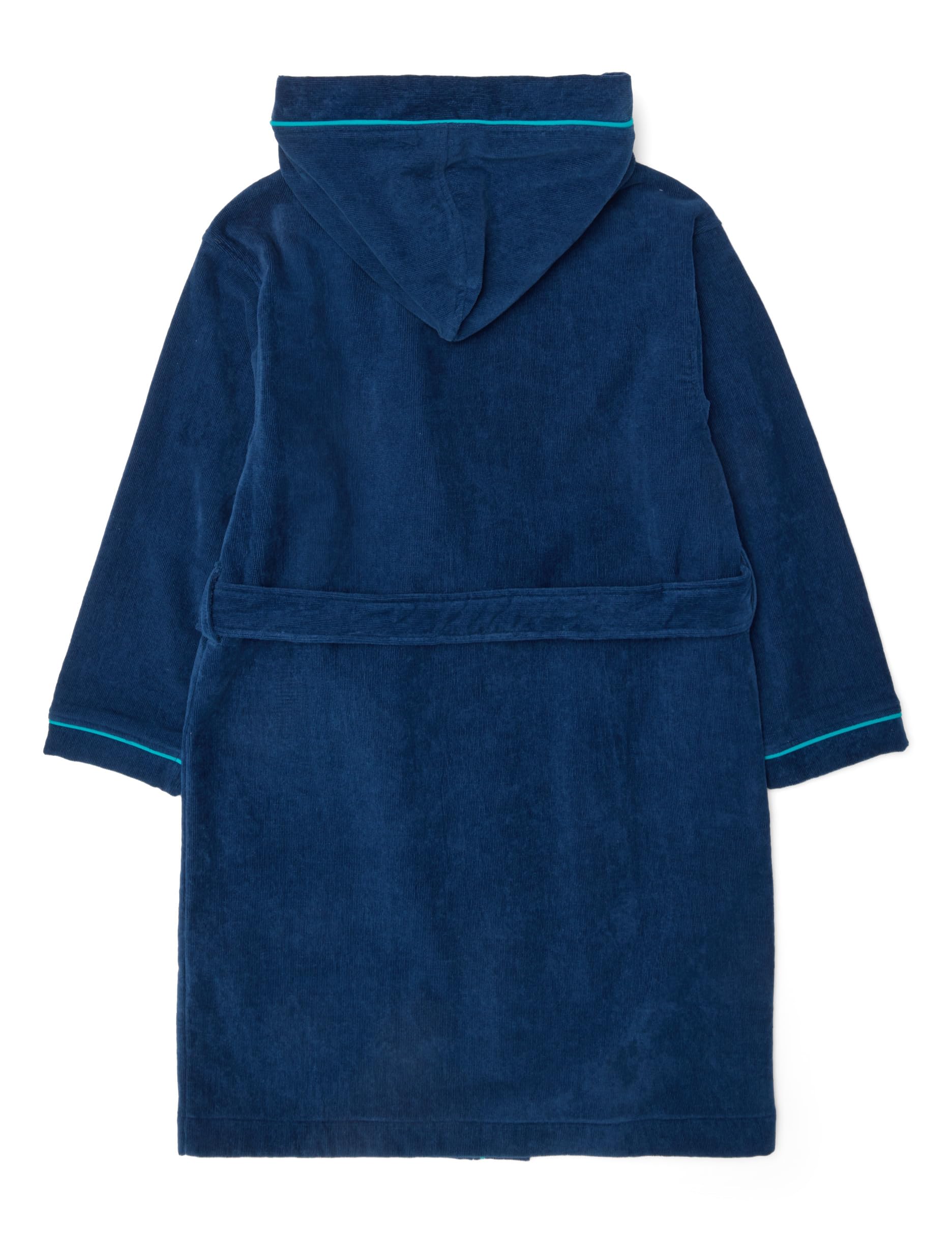 OVS Kids Blauer Kapuzen-Bademantel aus Reiner Bio-Baumwolle für Jungen