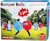 SUNSHINEMALL 2 Pack Inflatable Bumper Balls for Kids & Adults - Giant Zorb Balls 36 Red Blue