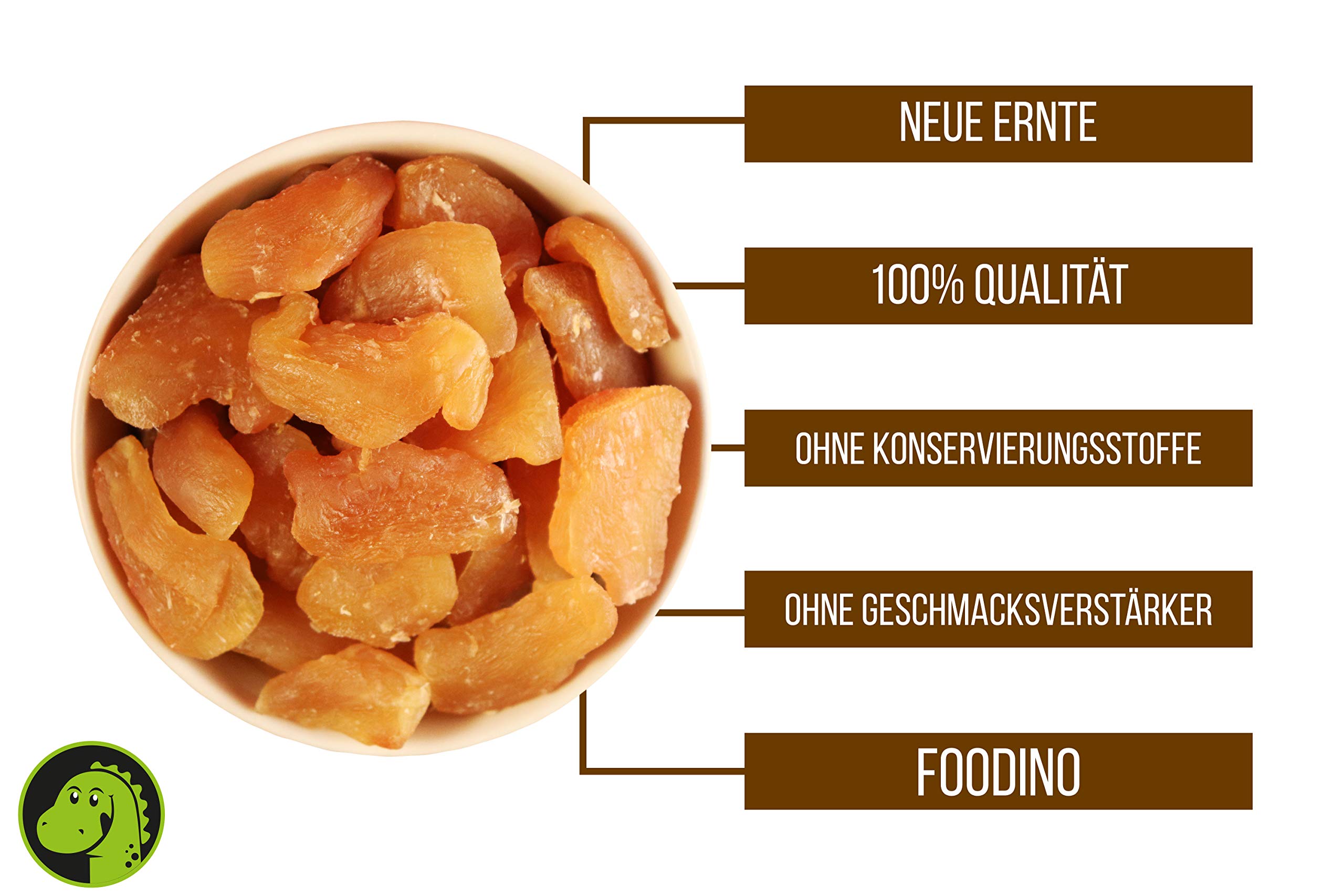 FOODINO Ingwerstücke 500g 2,5kg naturbelassen ungesalzen wiederverschließbar