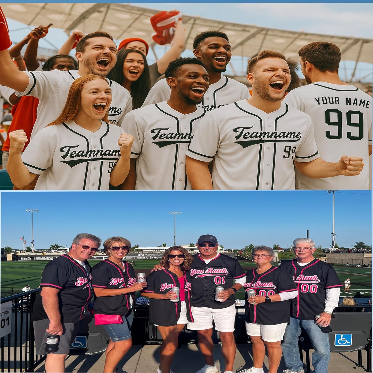 Custom Baseball Jersey Personalized Team Name Number Logo Stitched Printed Shirt Sports Uniform for Men Women Youth - Image 6