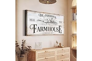 Personalized Farmhouse Wall Decor: Tailored Canvases for a Rustic Charm