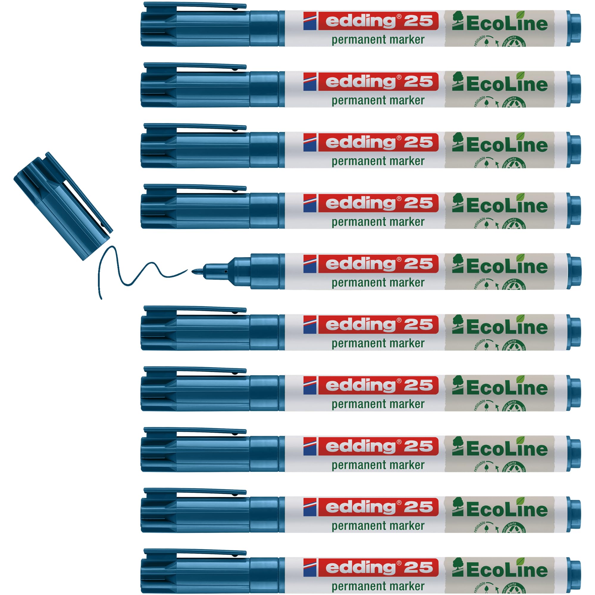 Edding E-25 Ecoline Permanent Marker Blue 4-25003