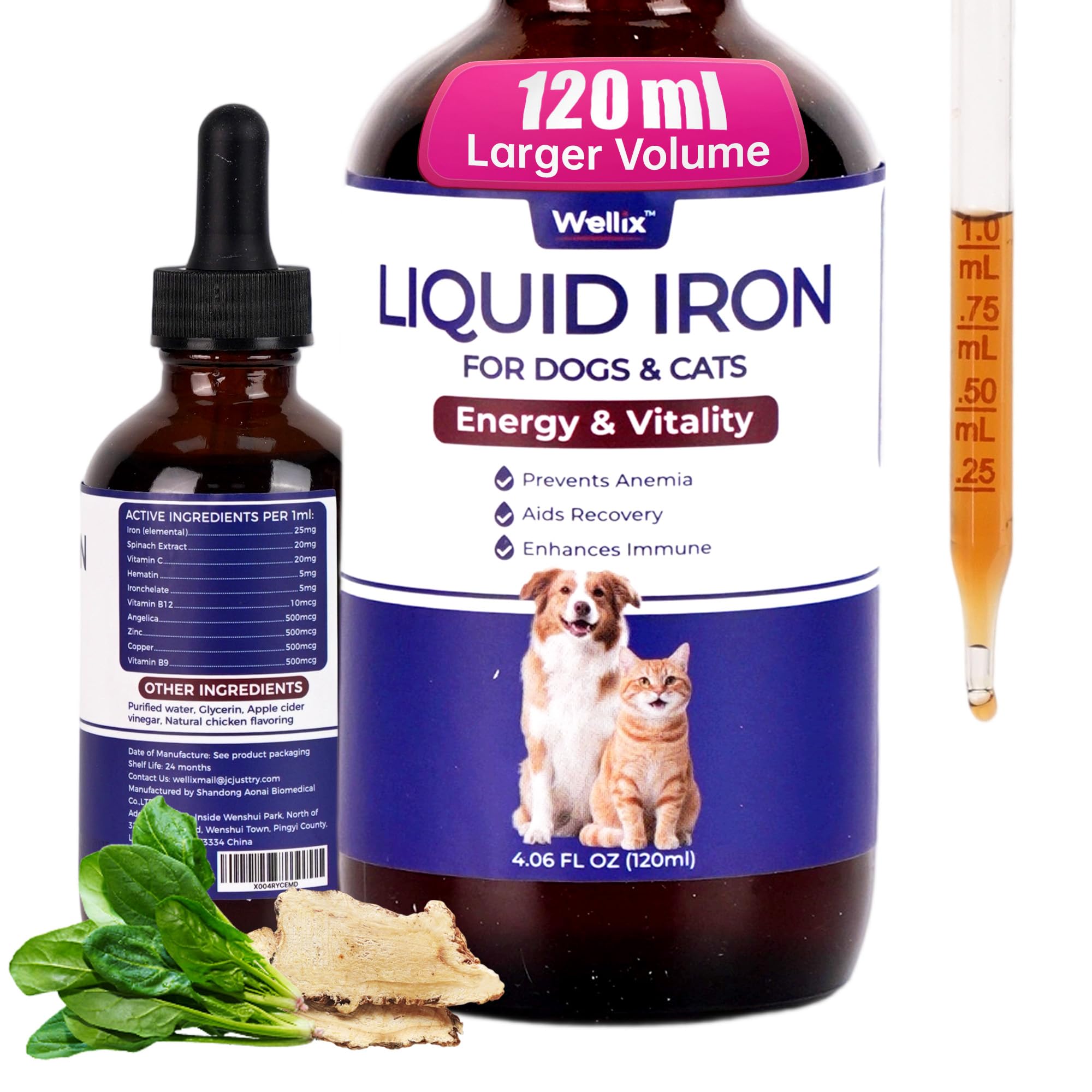 Wellix Liquid Iron for Cats & Dogs