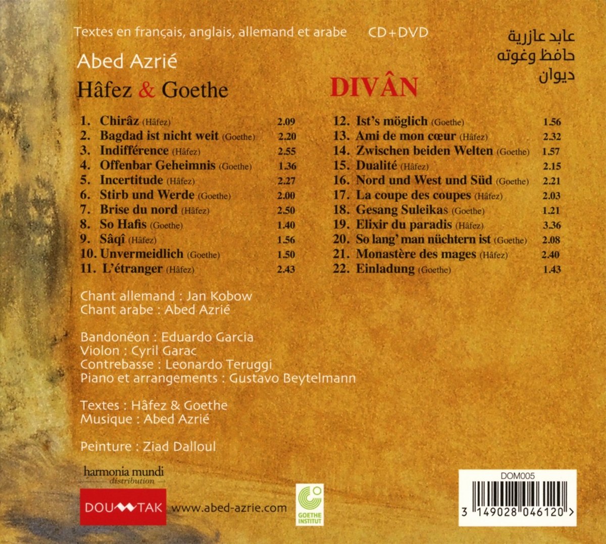 Hafez & Goethe/Divan