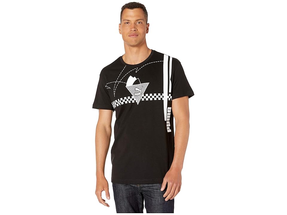 

PUMA XTG Stripe Tee (PUMA Black) Men's T Shirt