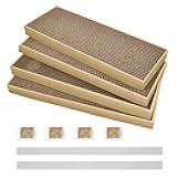 HappyFree SX Double-Sided Cat Scratch Pad: Premium Indoor Cat Scratcher, Cardboard & Post Design