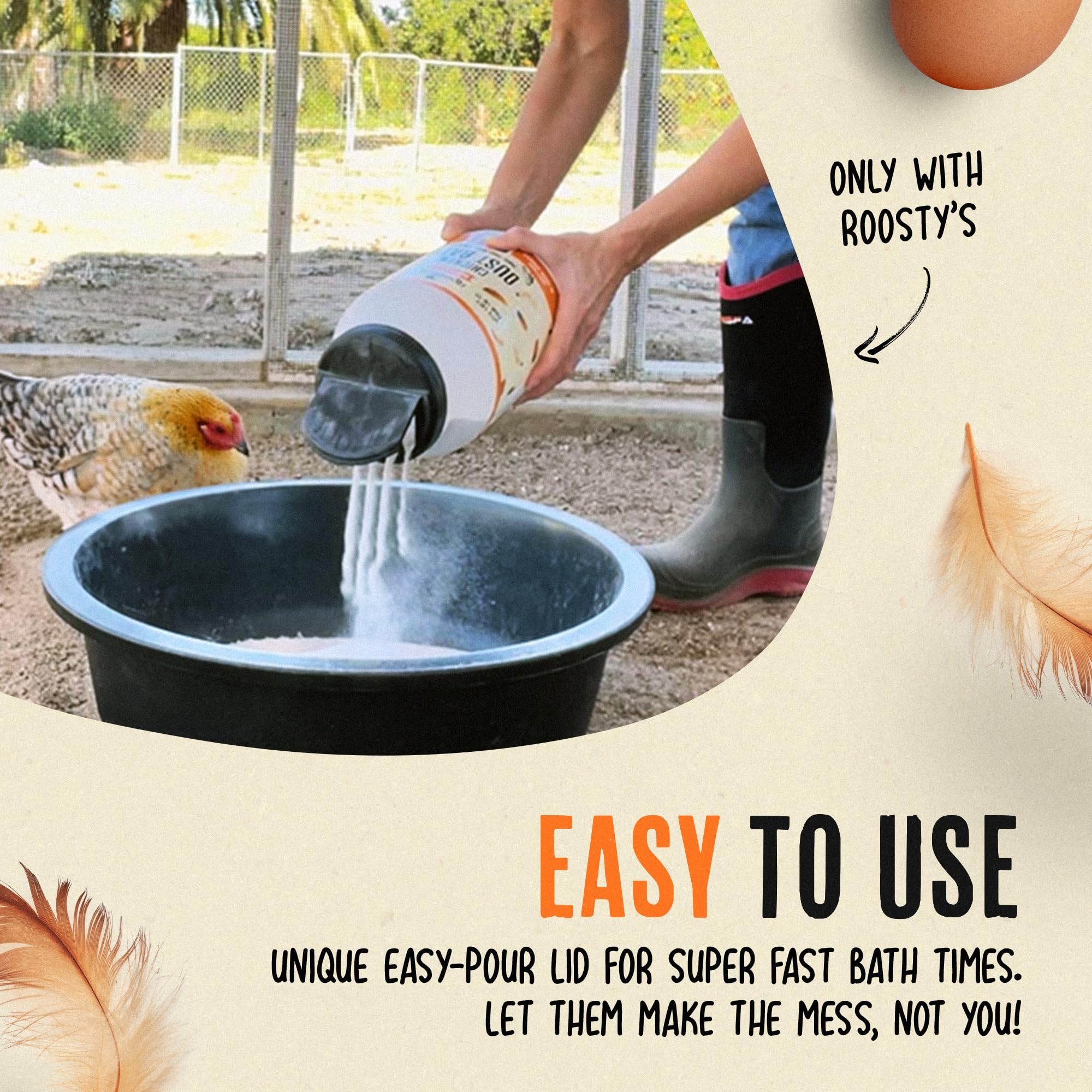 Snapklik.com : Roostys Naturals Chicken Dust Bath 5.5LB Dust Bath For ...