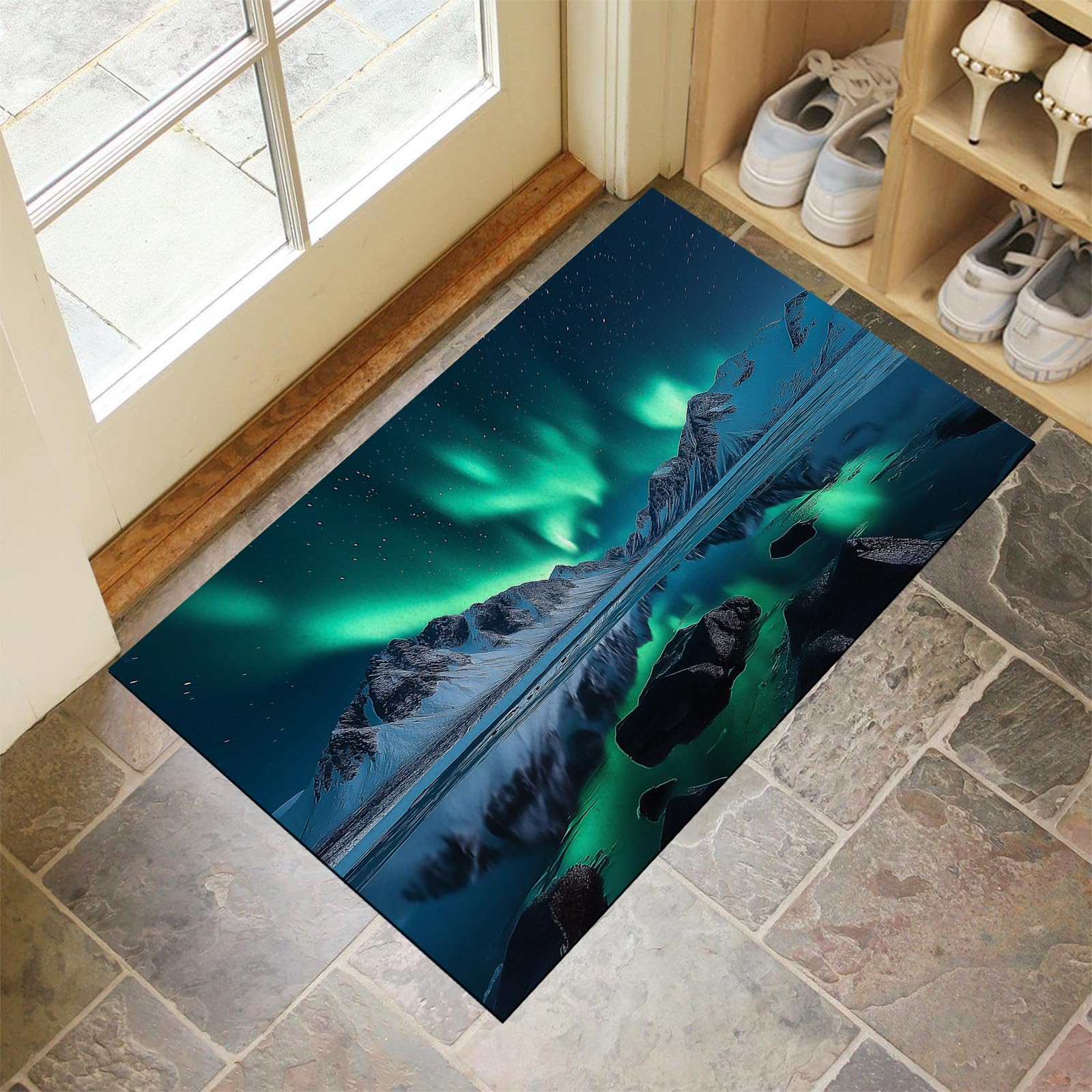 Paillasson extérieur antidérapant 60x90 tapis de porte entrée lavable