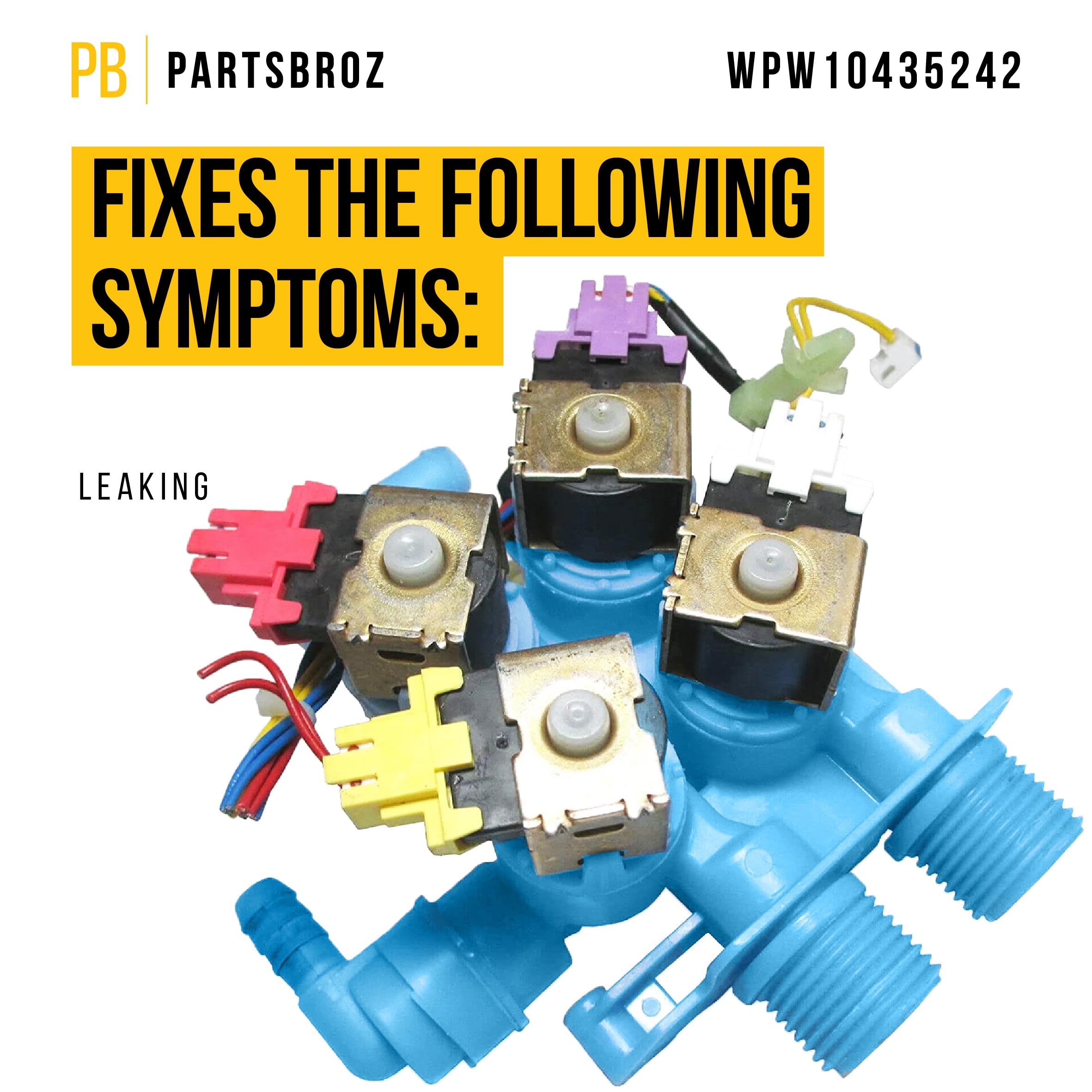 Amazon.com: PartsBroz WPW10435242 Water Inlet Valve Assembly