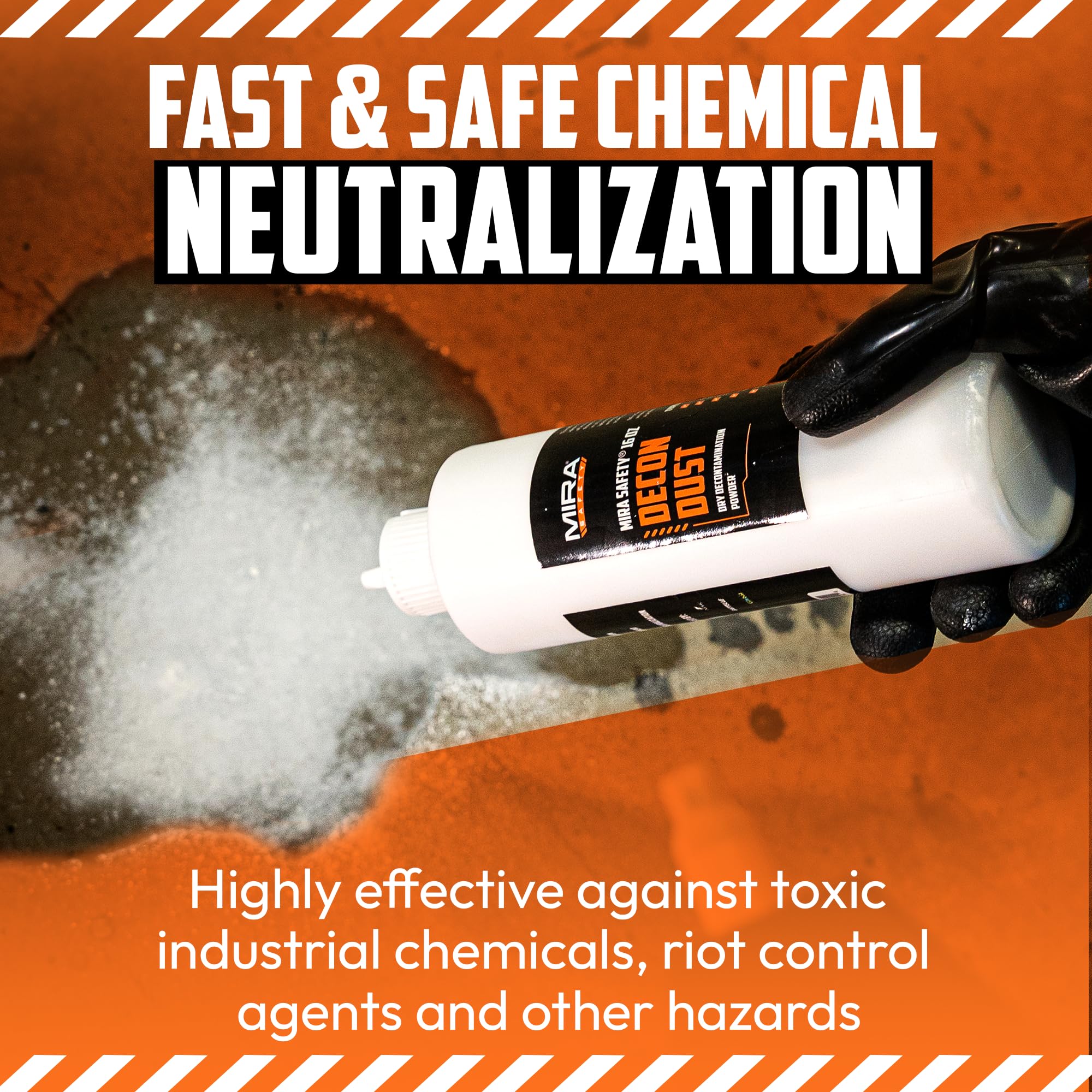 MIRA DeconDust: Waterless Chemical Neutralizer -3 MIRA DeconDust: Waterless Chemical Neutralizer -3