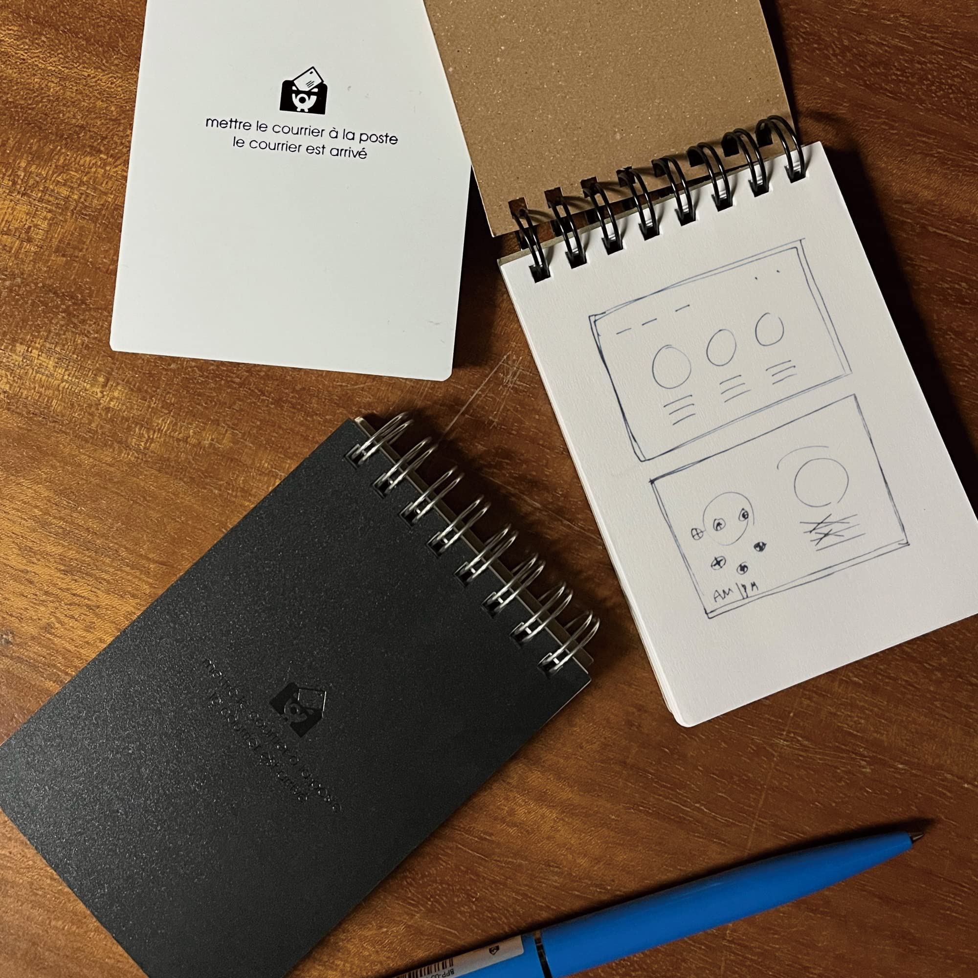 mettre le courrierメモ帳（ブラック） mettre le courrierメモ帳（ブラック）