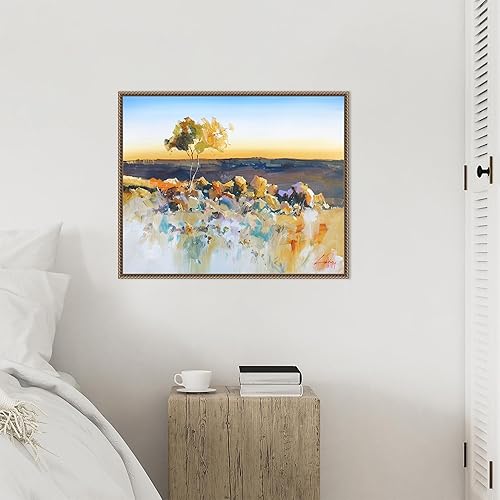 Miniatura 6 de Amanti Art Framed Canvas Wall Art Print (28x23) Silverton View Trees by Craig Trewin Penny Float Framed Canvas Art for Wall Decor, Living Room,