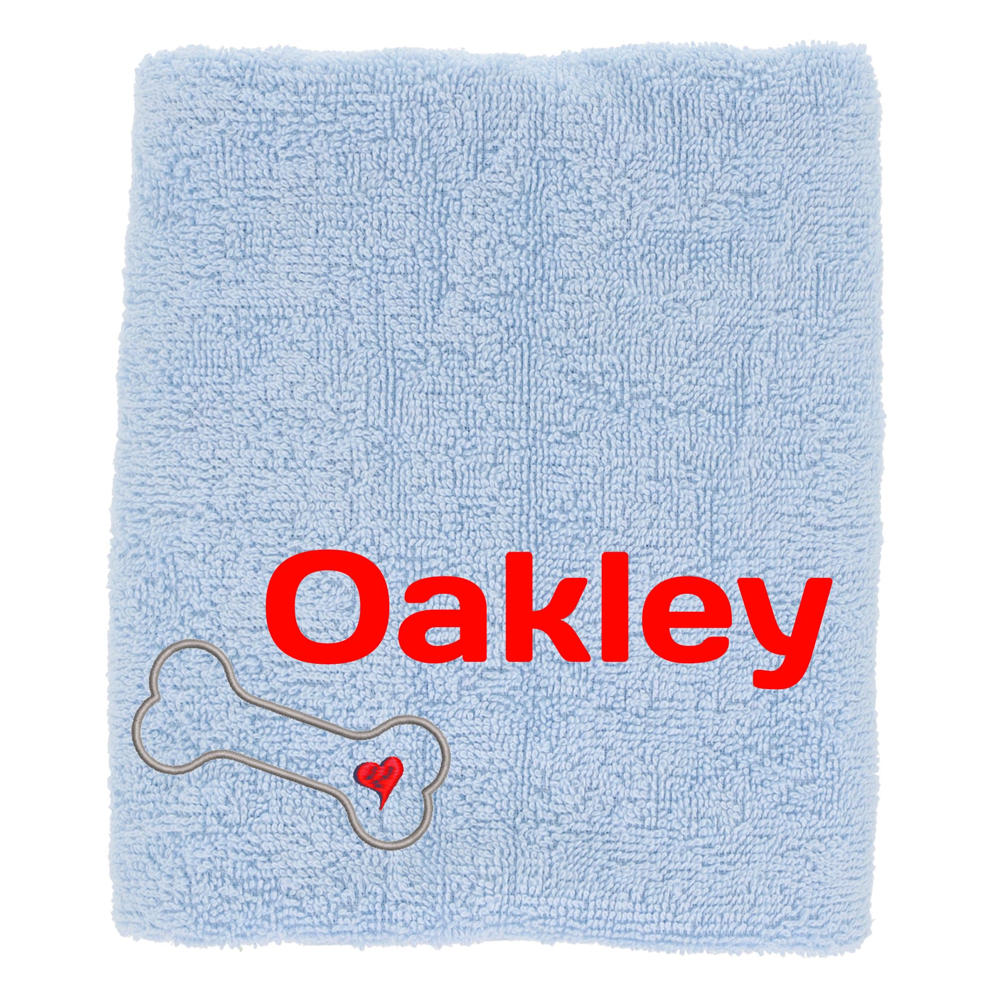 Always Looking Good Embroidered Personalised Dog Towel Super Absorbent Drying Dog Towel New Puppy Gifts Pet Presents… (Large, Light Blue) — image 1