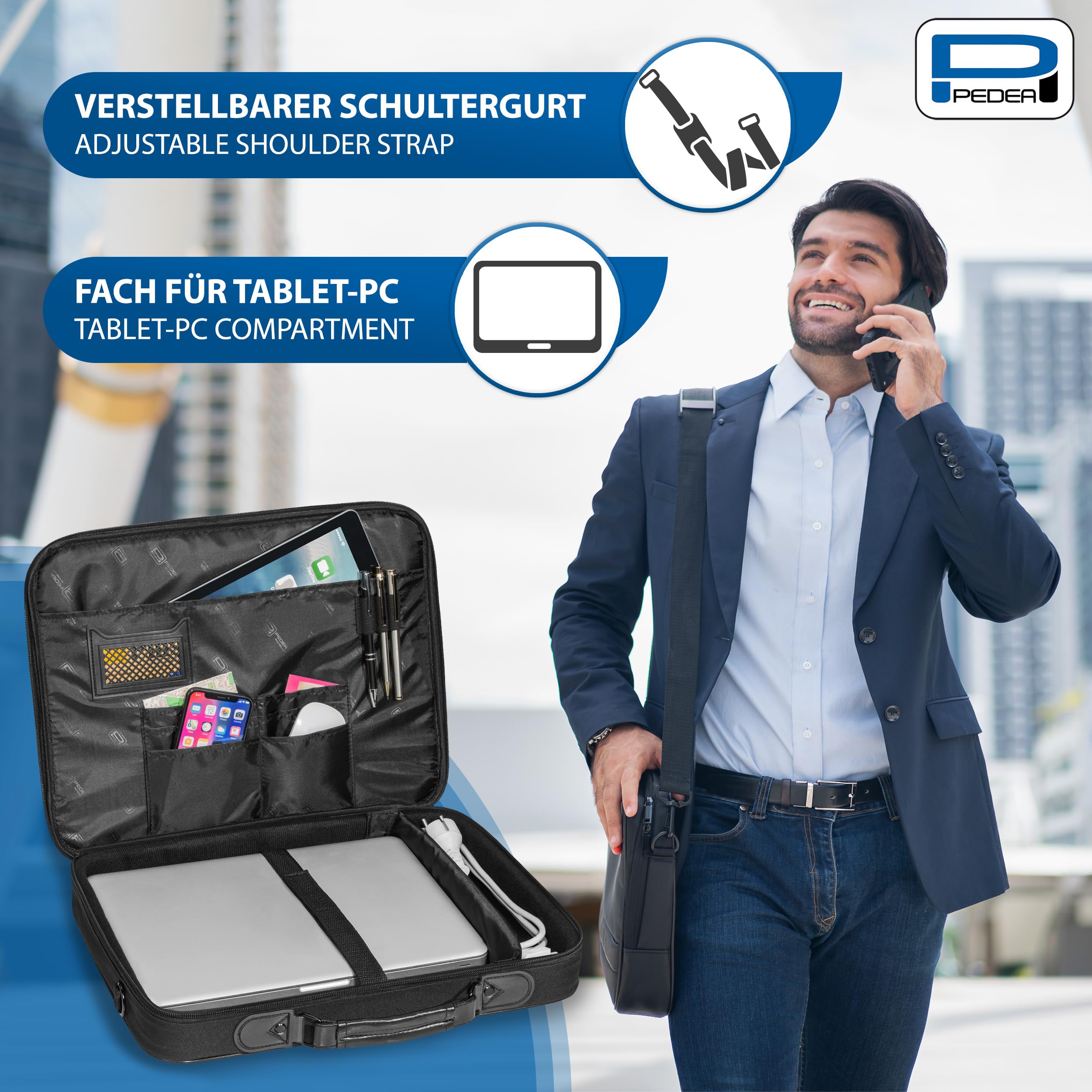 Pedea - Laptoptasche Trendline Notebook-Tasche bis 13 13,3 Zoll – Bild 4