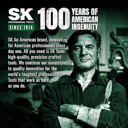 Miniatura 2 de SK Tijeras resistentes de 9 pulgadas, tijeras multiusos, construcción de acero CR-V premium, cuchillas forjadas de una pieza, mango ergonómico para