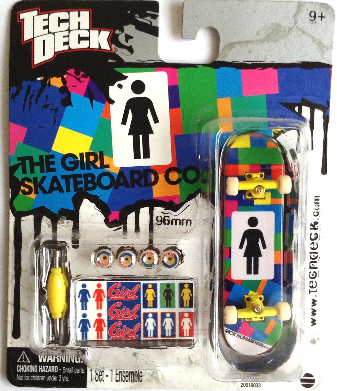 Amazon | Tech Deck Girl Rich Howard Yellow Trucks 20019033