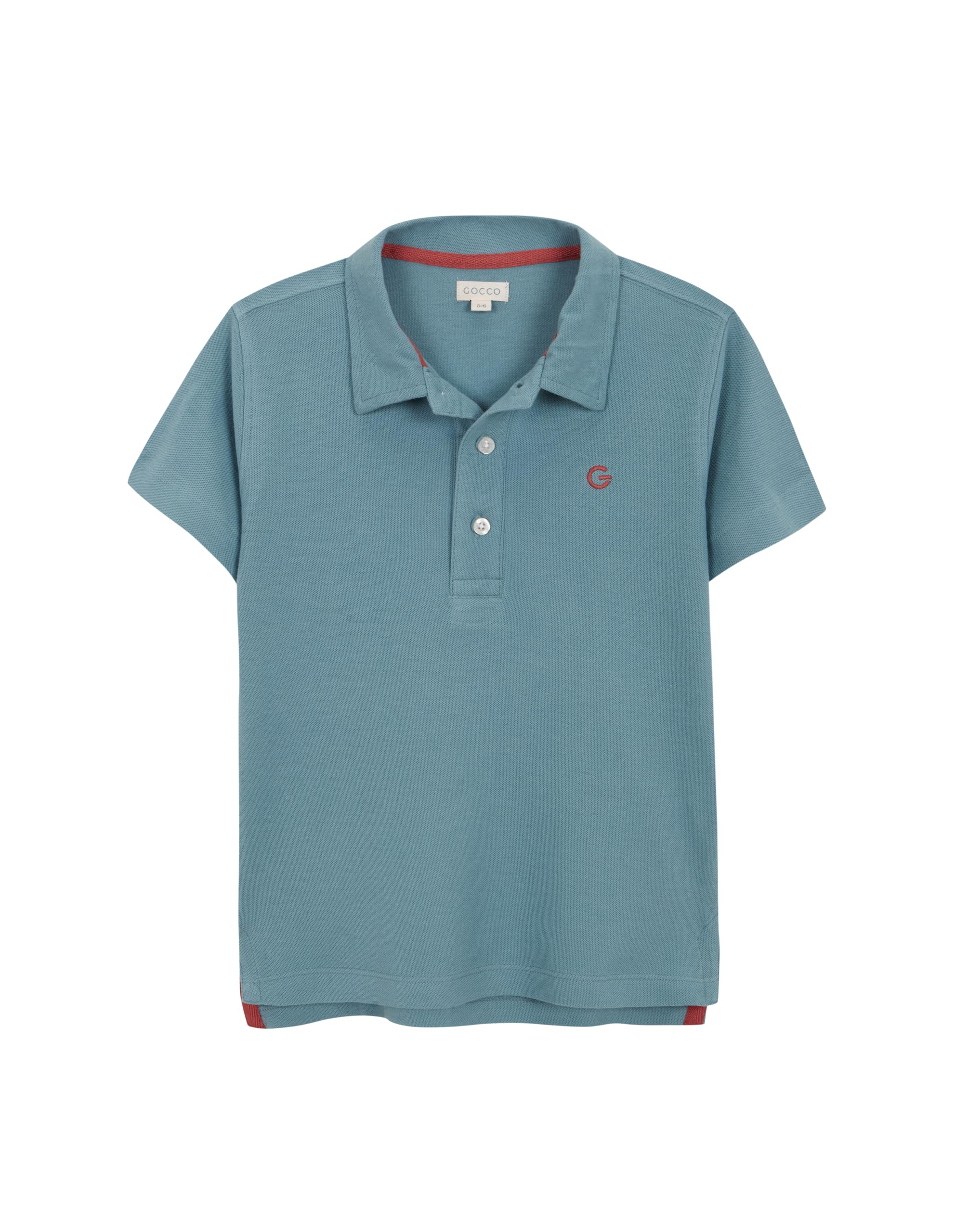 Gocco Polo Piqué con Contrastes Camisa Niños