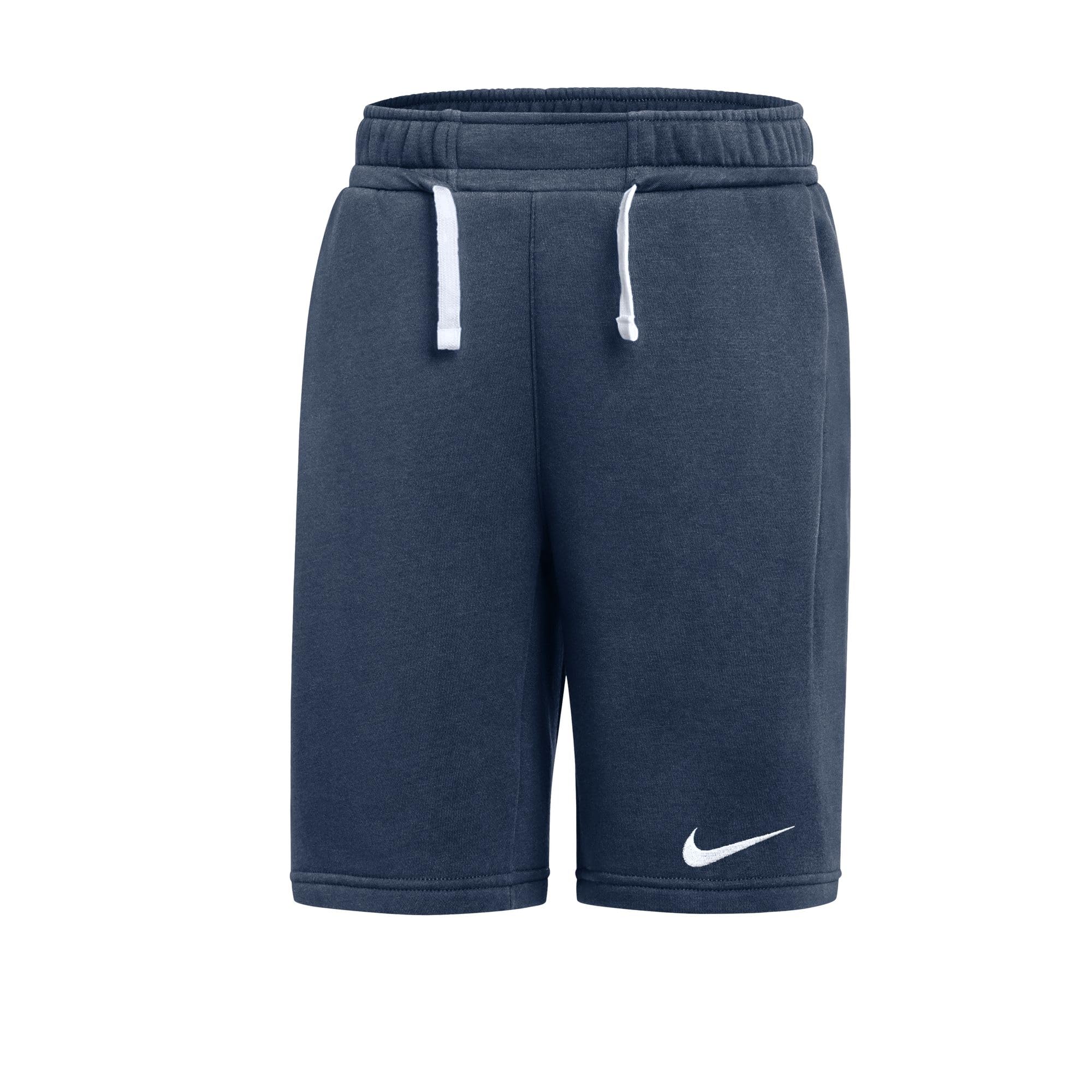 Nike Junior Park 26 Zip Pocket Fleece Shorts Navy