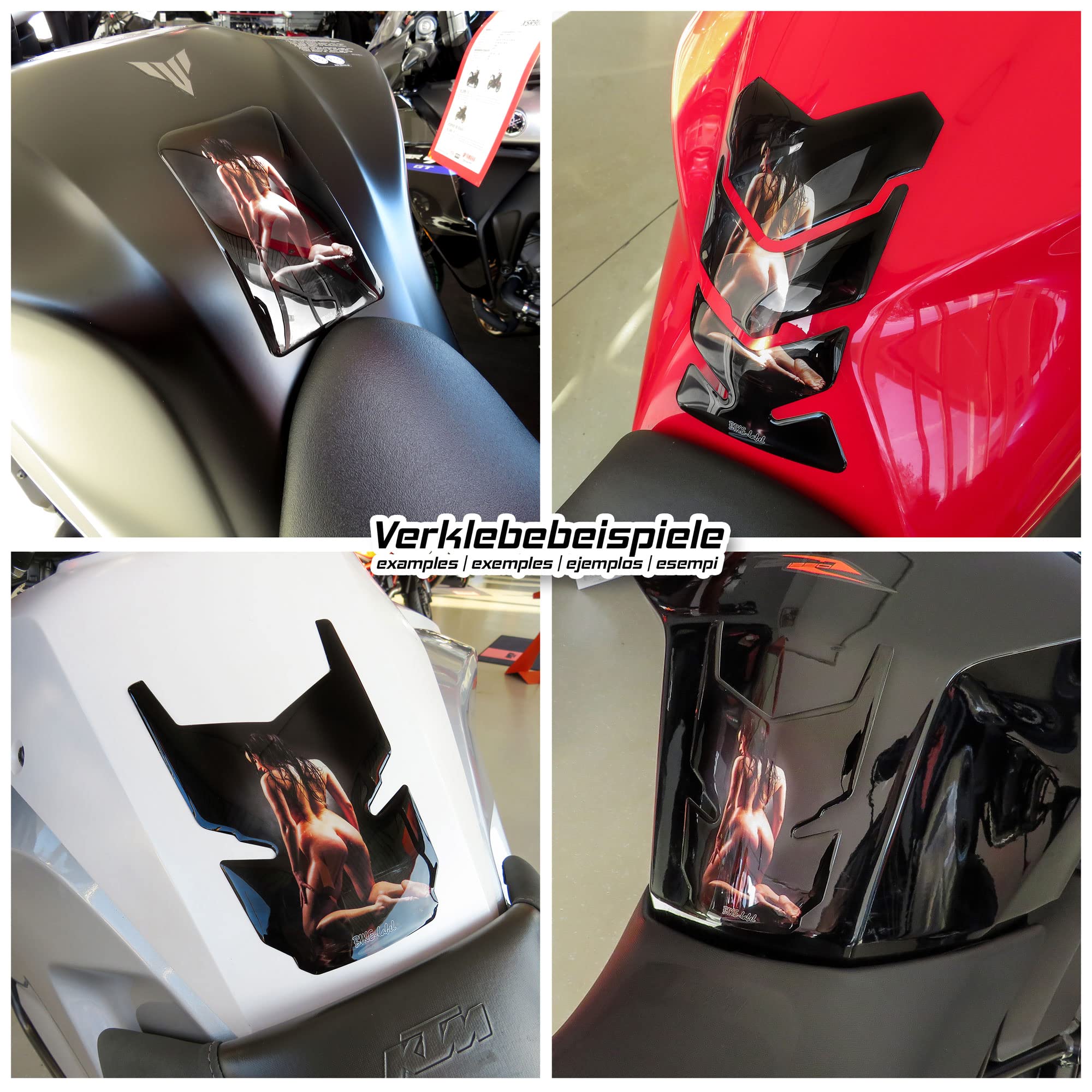 BIKE-label Tankpad Für Honda – Schutzaufkleber Für Tankdeckel, Selbstklebend & Wetterfest