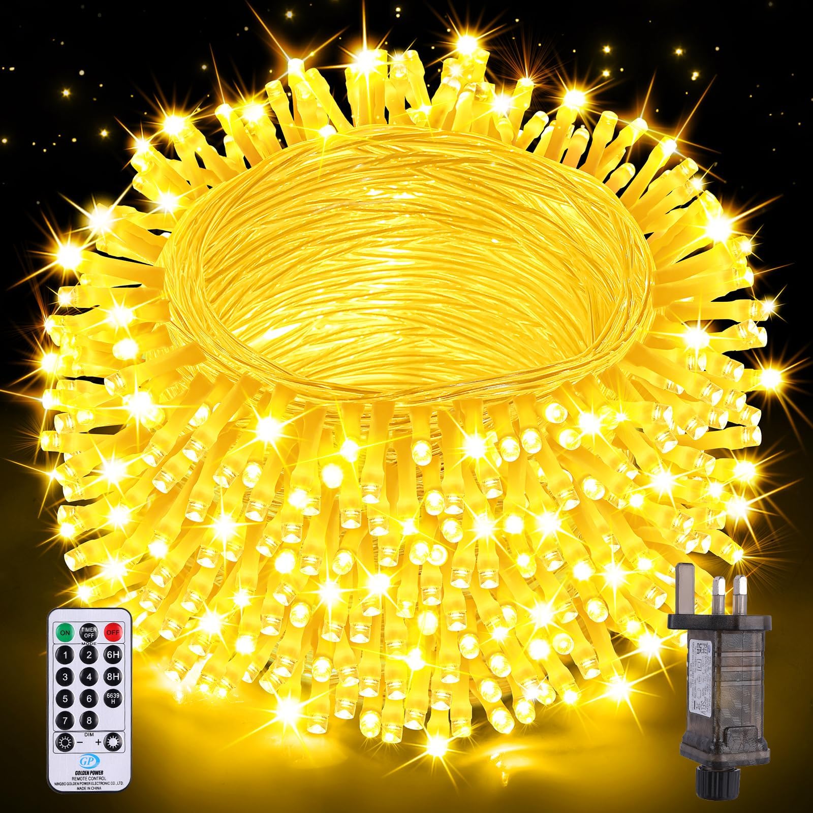 300 LED Christmas Lights Outdoor Decorations, 108ft Low Voltage String Fairy Lights 8 Modes For Holiday Indoor/Outdoor Use From Cxwonled, $10.72