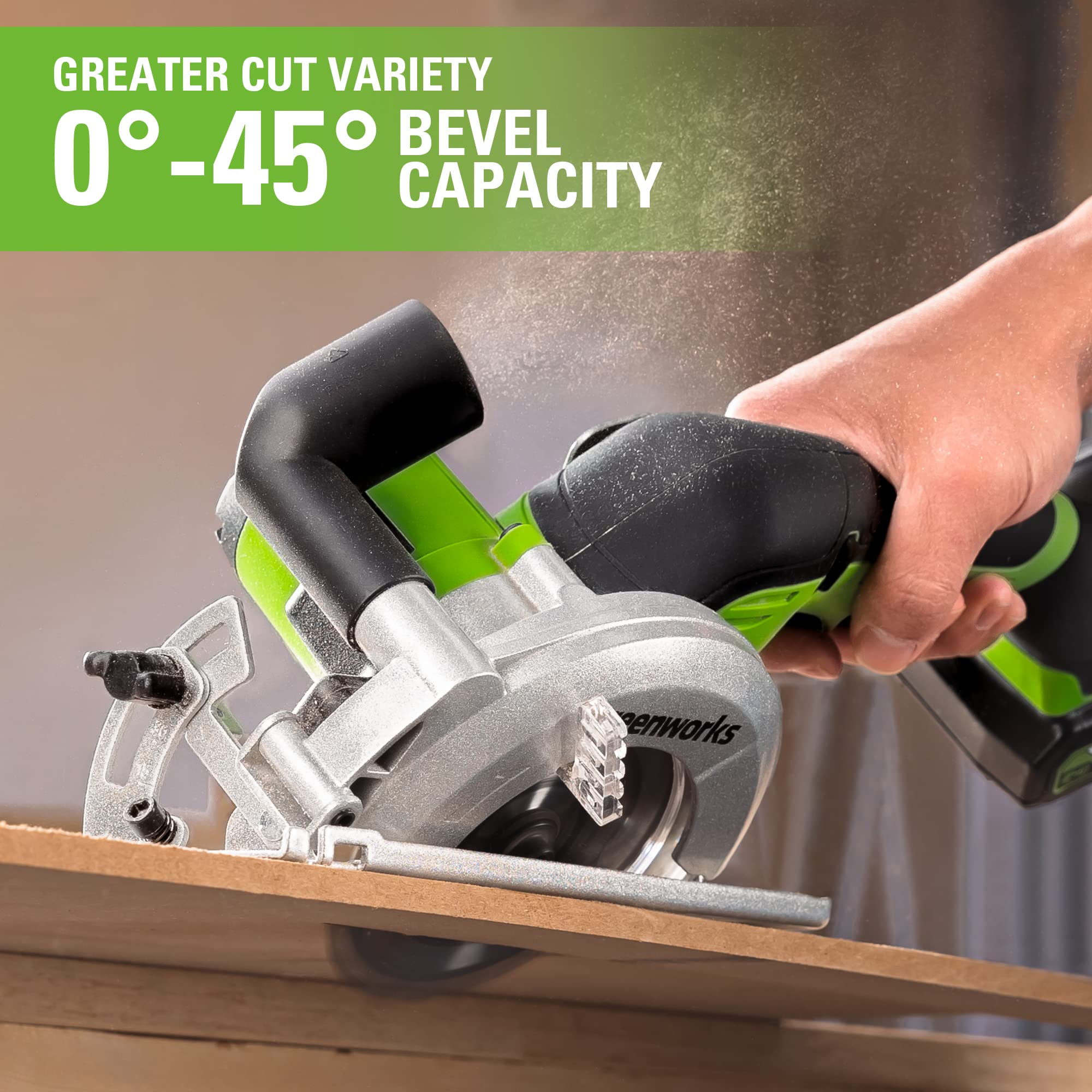Amazon.co.jp: Greenworks 24V ブラシレス 4-1/2インチ コンパクト丸鋸