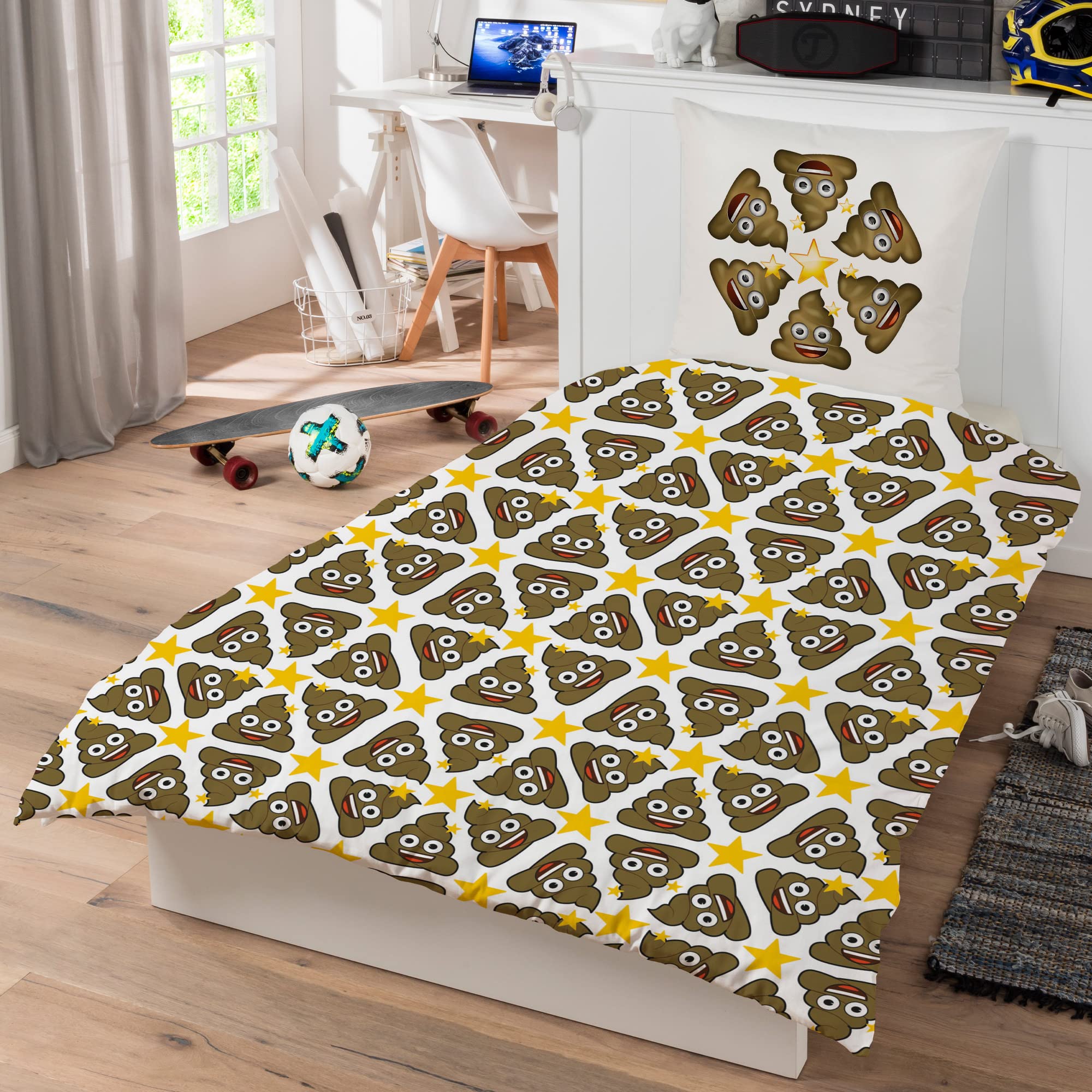 Pummeleinhorn - Parure De Lit Cuddle Zone 135 X 200 Cm / 80 X 80 Cm 80 X 80 Cm 4006891965493