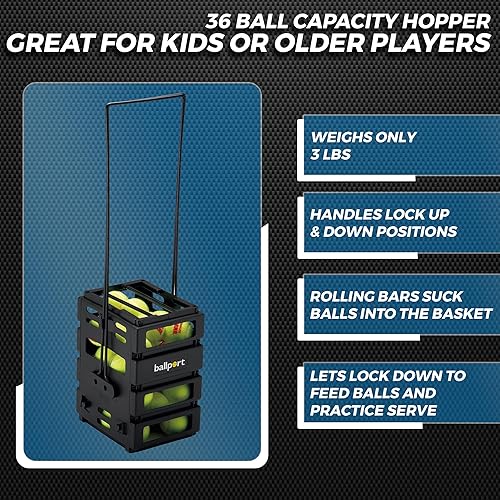 Miniatura 3 de Tourna Mini tolva de recogida de pelotas de tenis Ballport