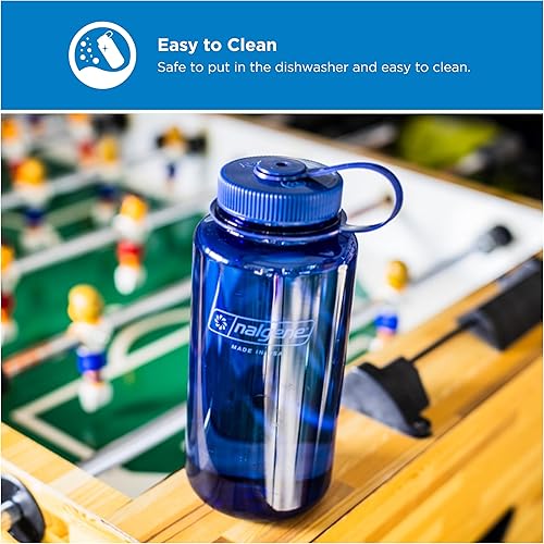 Miniatura 103 de Nalgene Sustain - Botella de agua de Tritan sin bisfenol A hecha con un 50 % de material derivado de restos de plástico, 32 fl oz, boca ancha