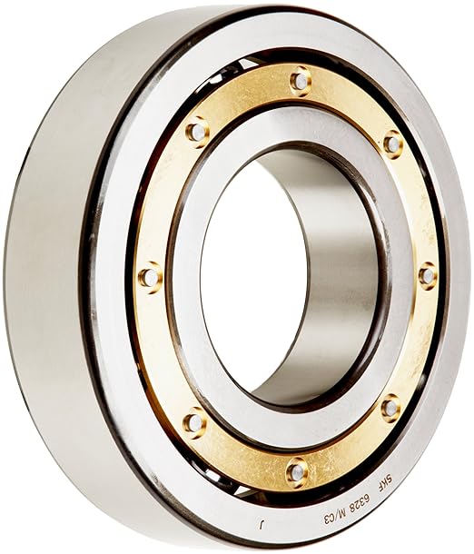SKF 6320 M/C3 Radial Bearing, Single Row, Deep Groove Design, ABEC 1 Precision, Open, C3