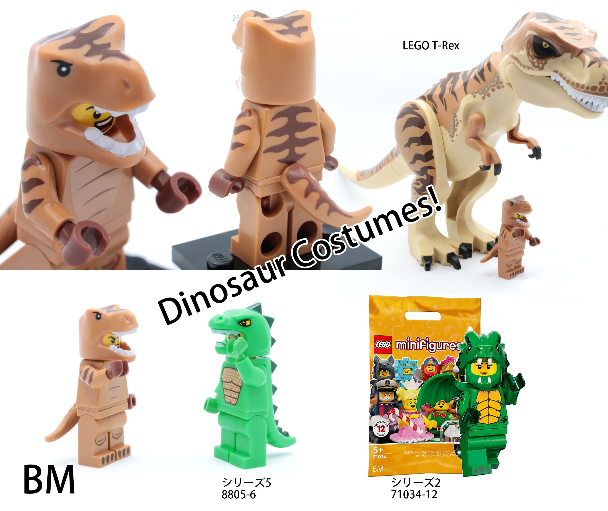 Amazon.co.jp: レゴ(LEGO) ミニフィギュア シリーズ24 T-レックス 